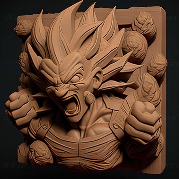 3D model Dragon Ball FighterZ game (STL)